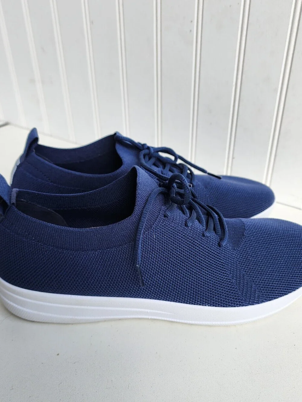Fitflop F-Sporty Uberknit Sneakers Midnight Navy Blue Women's Lighweight US 10